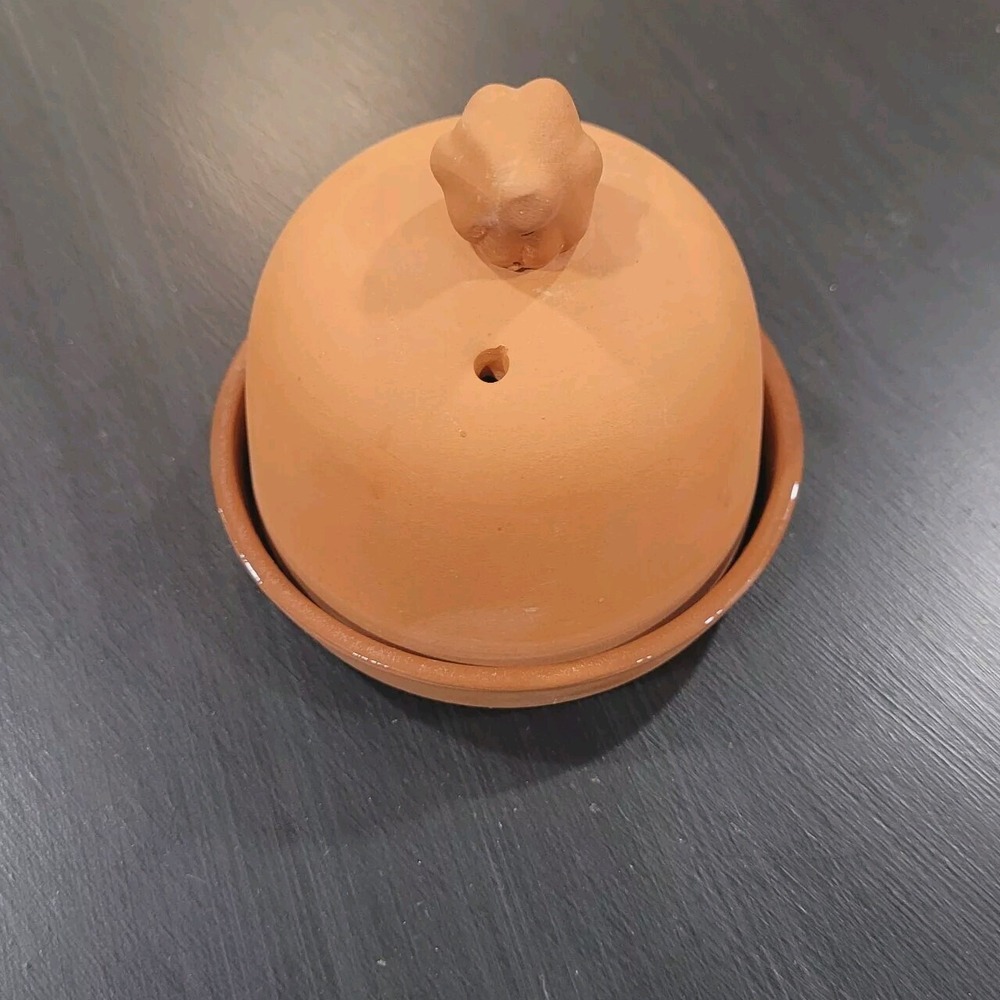 Garlic Baker Terra Cotta Vintage Boston Warehouse Cookware